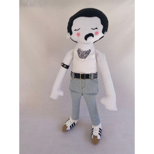 Muñeco de trapo Freddie. Edición Live Aid 1985